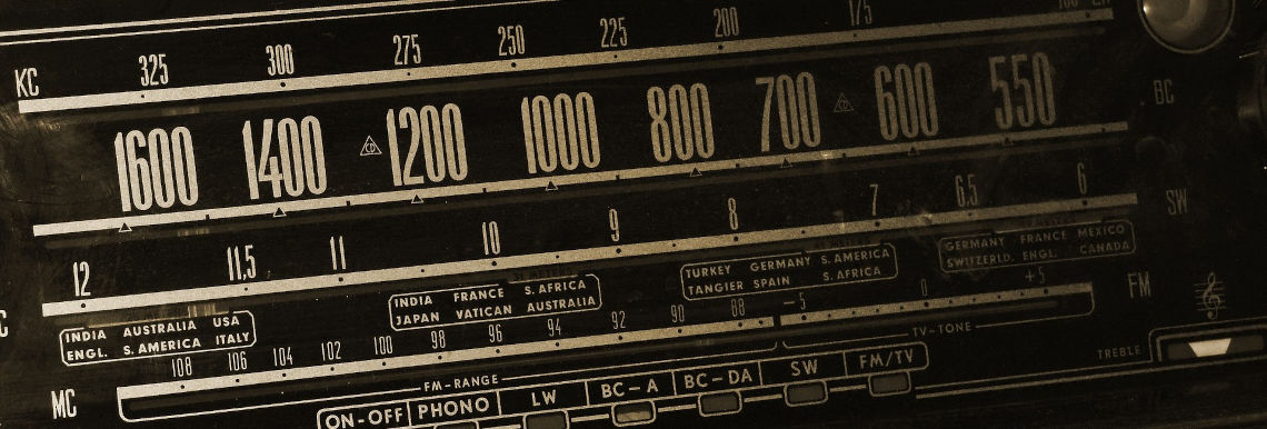 Vintage Radio - Sender-Skala